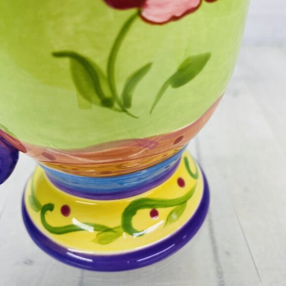 Certified International Sue Zipkin TEA GARDEN  Flowers Scrolls 18oz Ceramic Mug - Picture 11 of 14